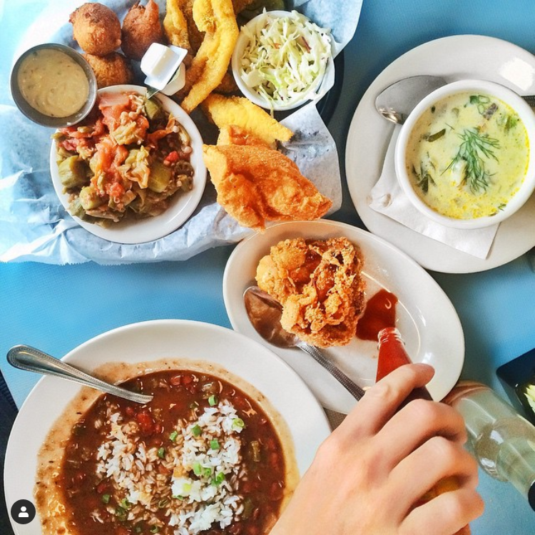 Food and interior photo 1 at The High Hat Cafe in New Orleans