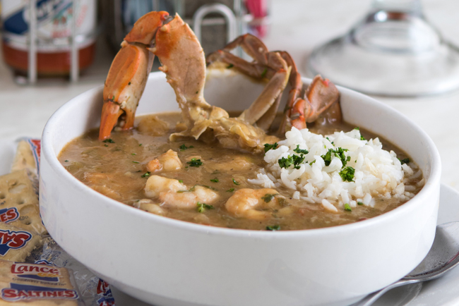Food and interior photo 2 at Deanie's Seafood Restaurant in the French Quarter in New Orleans