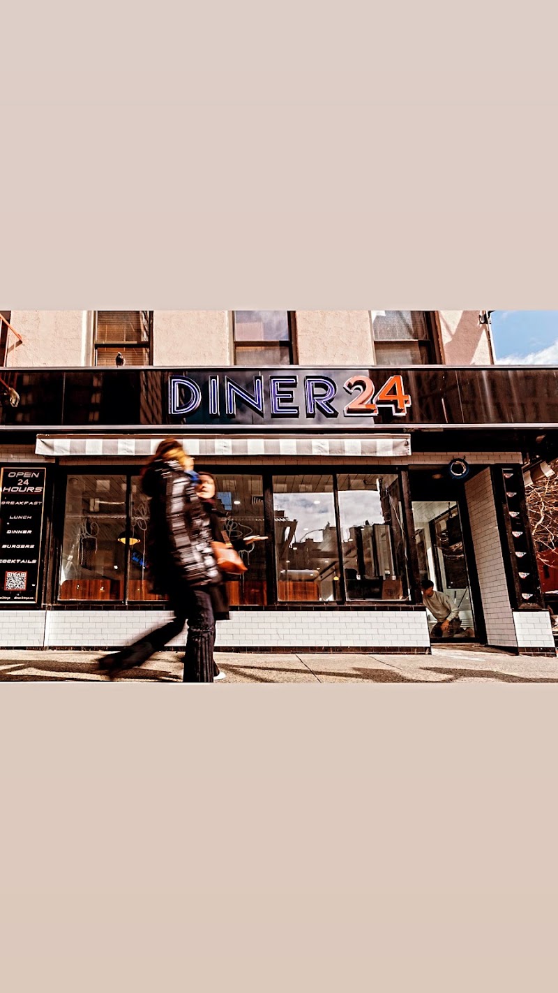 Food and interior photo 3 at Diner 24 NYC in New York