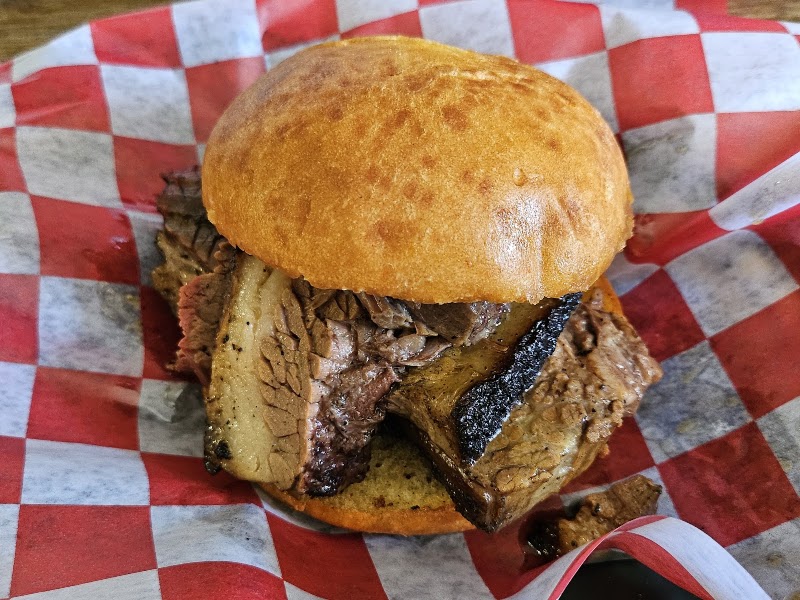 Food and interior photo 3 at Smokey's BBQ in Brewer
