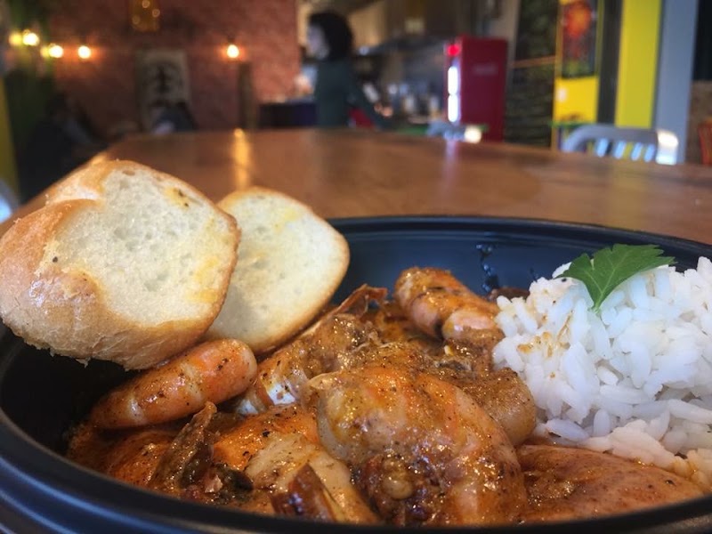 Food and interior photo 1 at Swamp Daddy's Cajun Kitchen in Sioux Falls