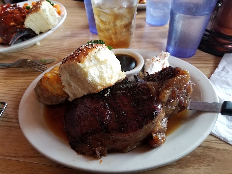 Food and interior photo 1 at Boondocks Roadhouse in Island Park