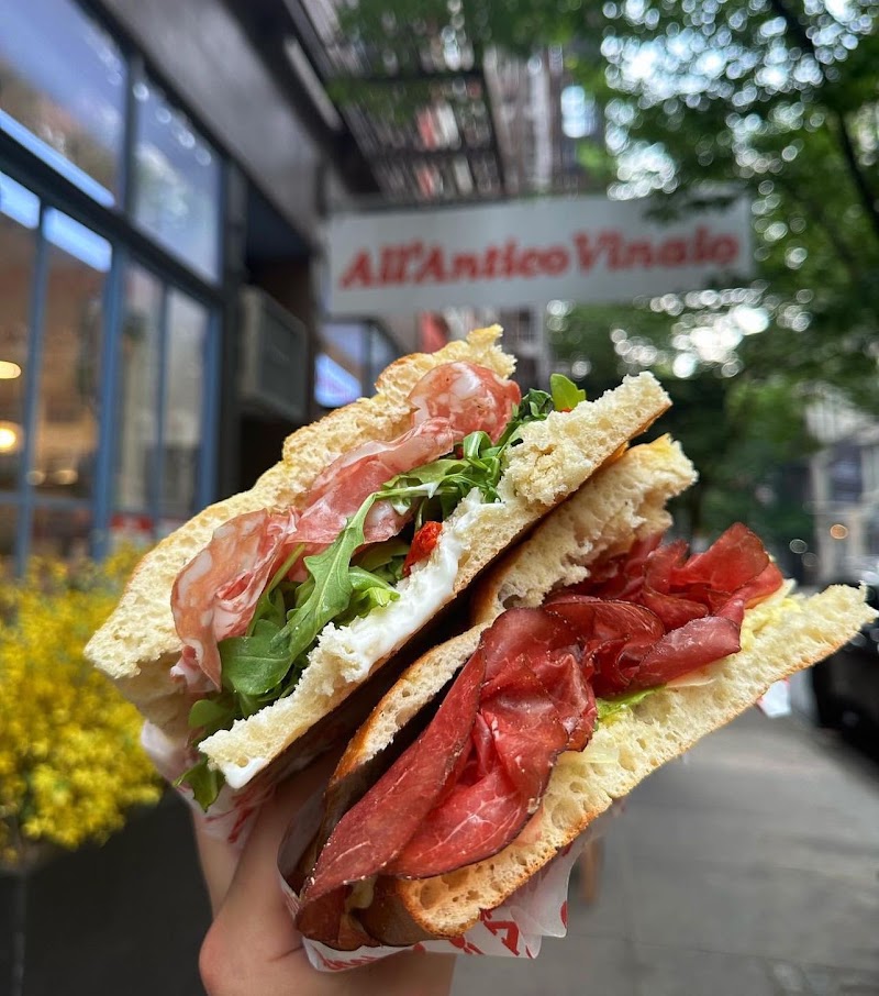Food and interior photo 1 at All'Antico Vinaio in New York