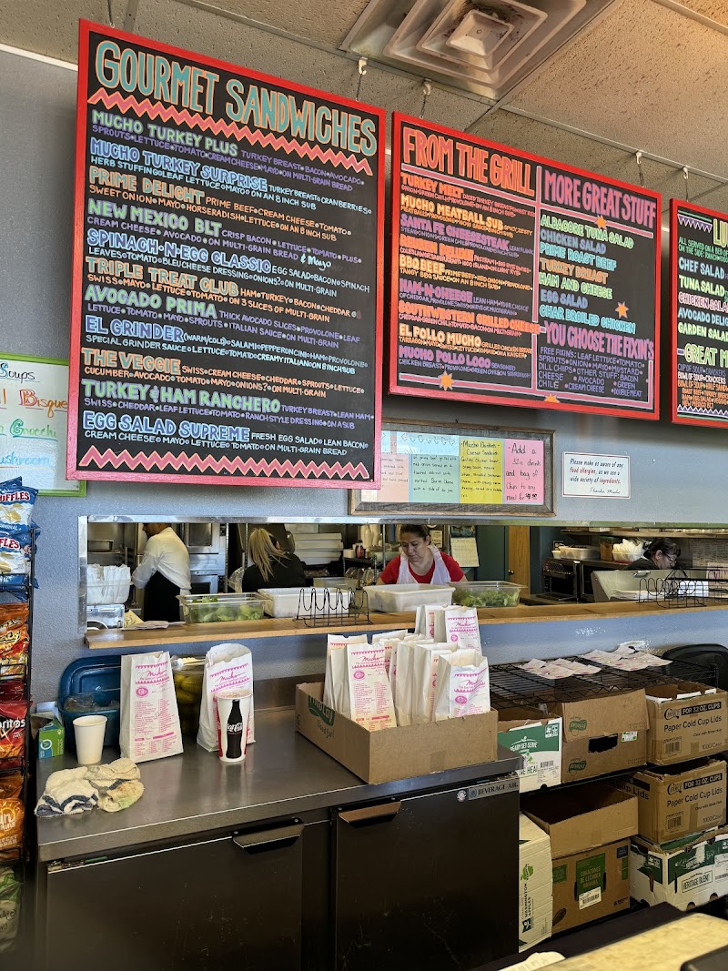 Food and interior photo 3 at Mucho Gourmet Sandwich Shoppe (We start taking phone orders at 9:00am!) in Santa Fe