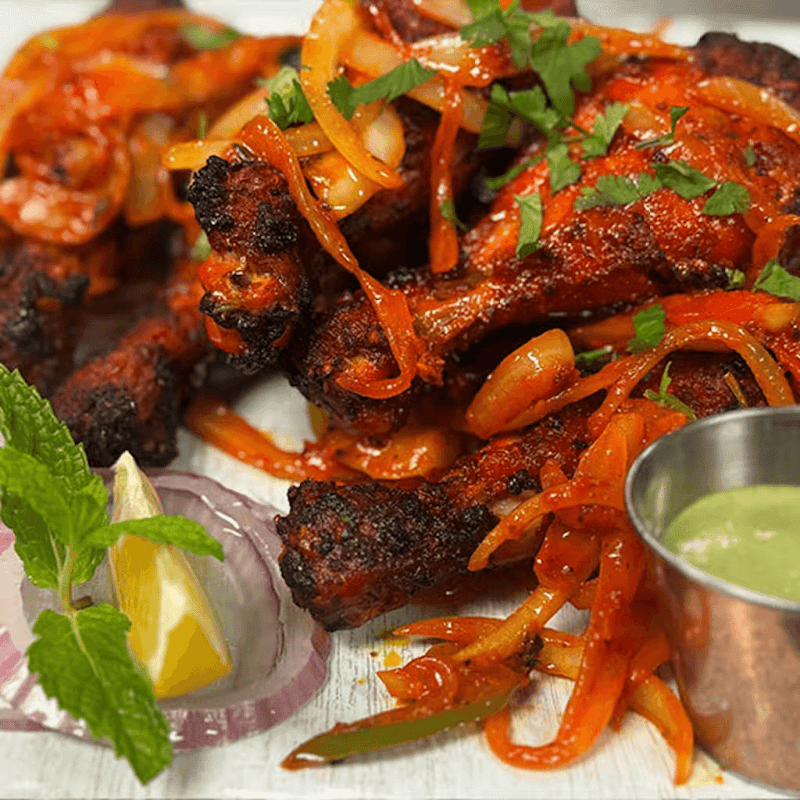 Food and interior photo 1 at India Clay Oven Bar and Grill in Bismarck