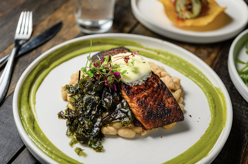 Food and interior photo 1 at Fire by Forge Restaurant in Hartford