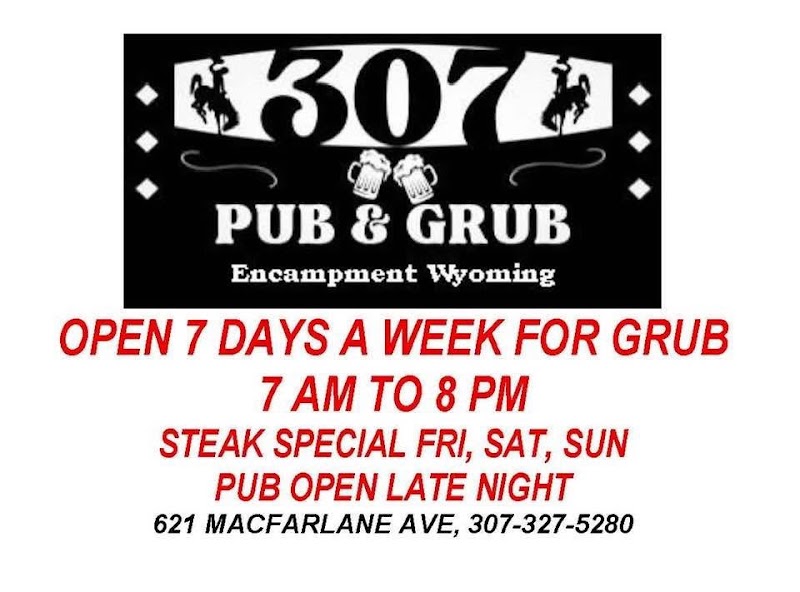 Food and interior photo 4 at 307 Pub & Grub LLC in Encampment
