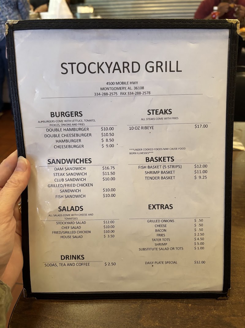 Food and interior photo 3 at Stockyard Grill in Montgomery