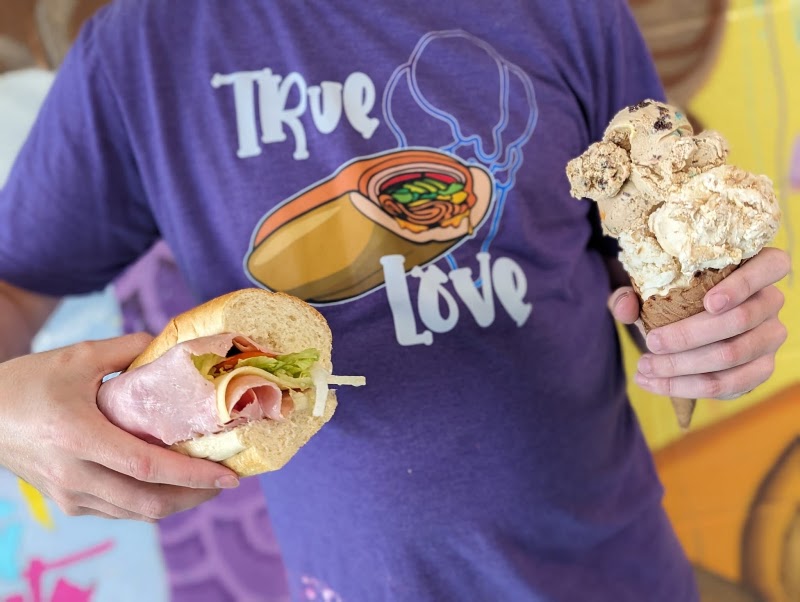 Food and interior photo 2 at Magic City Hoagies & Sweets in Minot