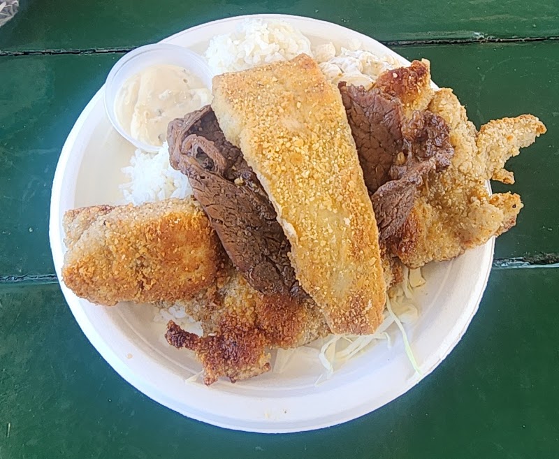 Food and interior photo 4 at Rainbow Drive-In in Honolulu