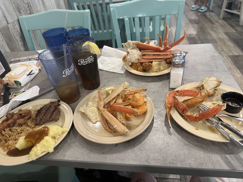 Food and interior photo 4 at Captain Benjamin's Calabash Seafood Buffet in Myrtle Beach