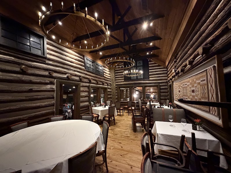 Food and interior photo 5 at Rainbow Lodge in Houston