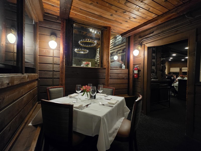 Food and interior photo 4 at Rainbow Lodge in Houston