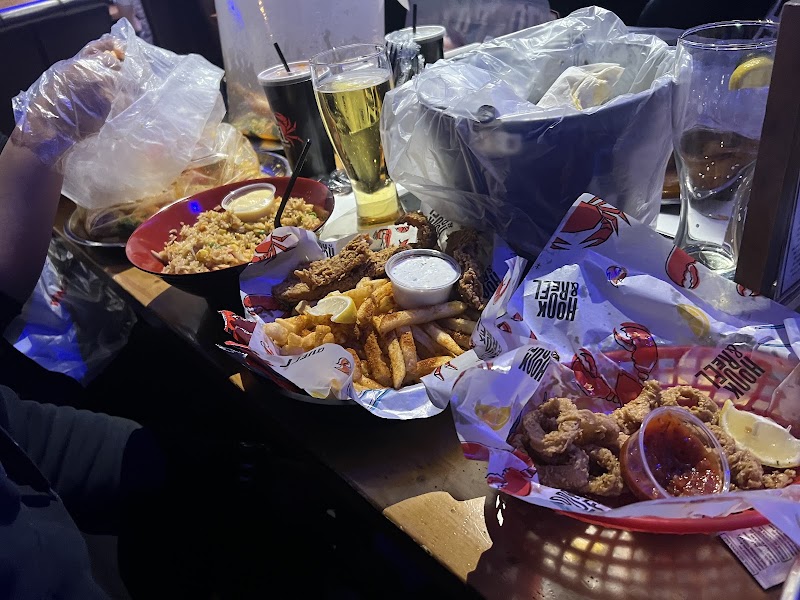 Food and interior photo 5 at Hook & Reel Cajun Seafood & Bar in Hartford
