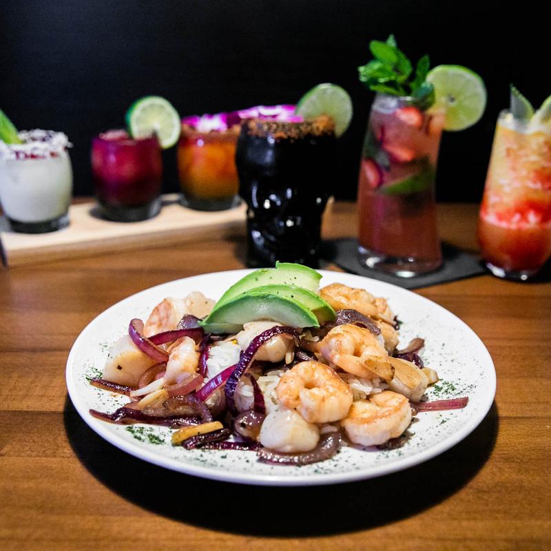 Food and interior photo 1 at Blue Habanero - Street Tacos & Tequila in Richmond