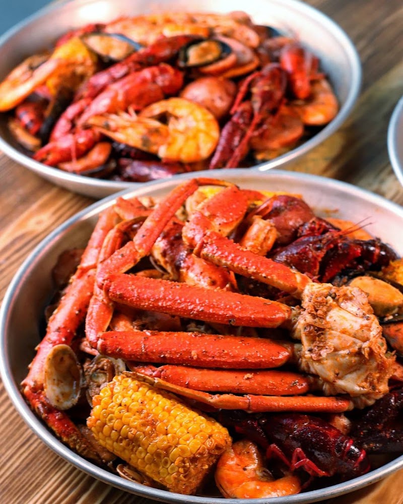 Food and interior photo 1 at Hook & Reel Cajun Seafood & Bar in Southgate