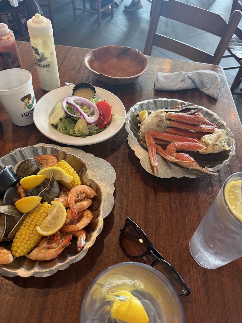 Food and interior photo 2 at Hudson's Seafood House On The Docks in Hilton Head Island