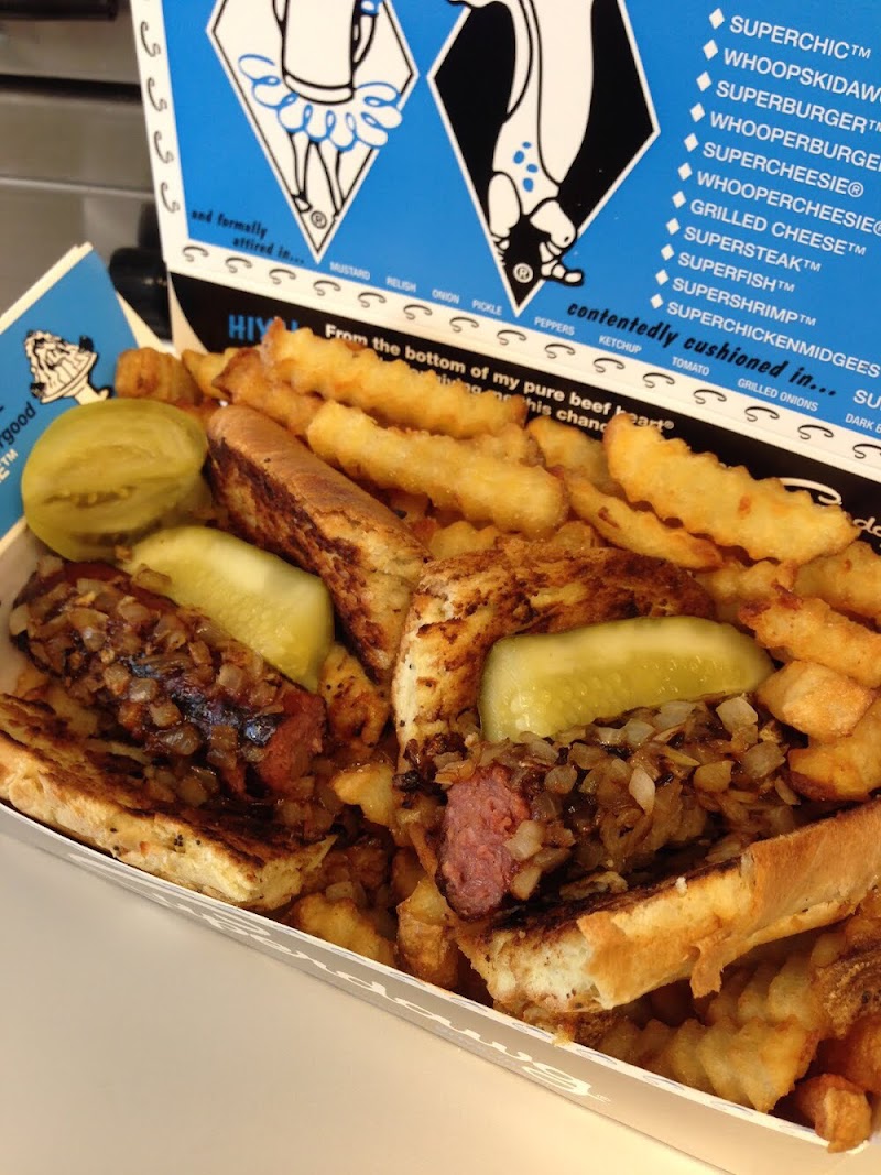 Food and interior photo 2 at Superdawg Drive-In in Chicago