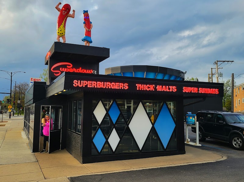 Food and interior photo 4 at Superdawg Drive-In in Chicago