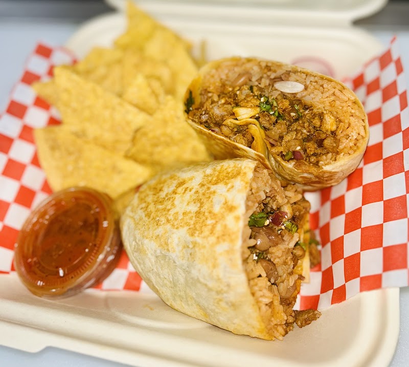 Food and interior photo 3 at Tacos El Primo Restaurant | Mexican in Anchorage