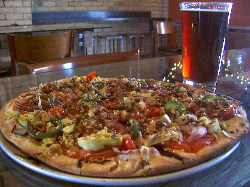 Food and interior photo 1 at The Filling Station Microbrewery in Traverse City