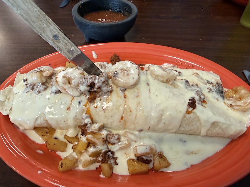 Food and interior photo 1 at Los Nopales Mexican Grill LLC in West Salem