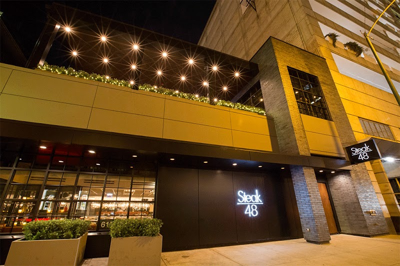 Food and interior photo 4 at Steak 48 in Chicago