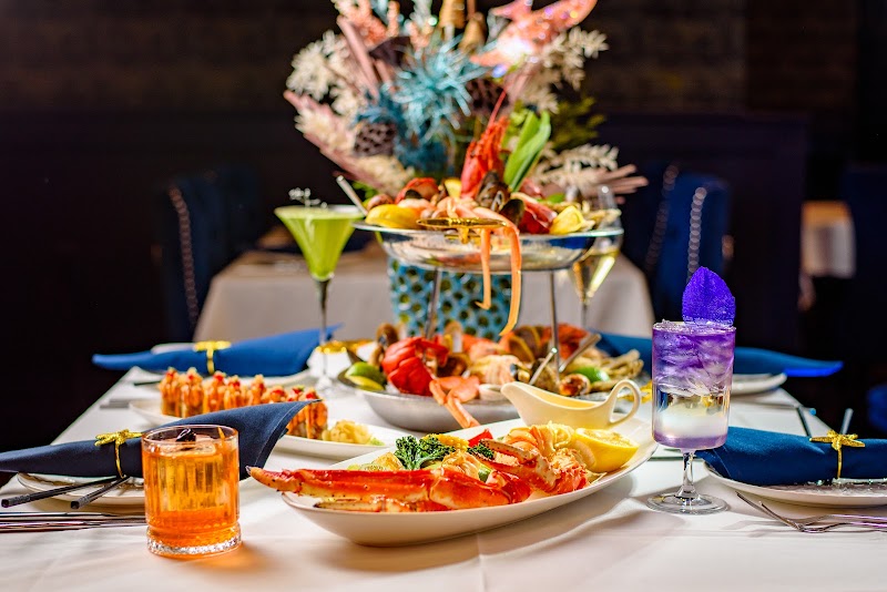 Food and interior photo 1 at Sea Grill Restaurant in Charlotte