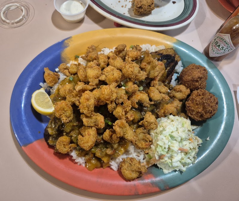 Food and interior photo 2 at Who Dat's Cajun Restaurant in Bald Knob